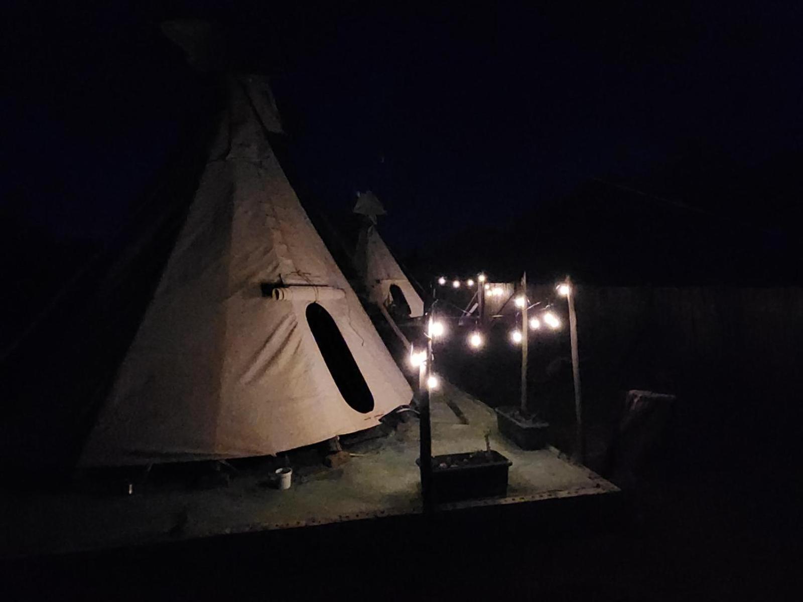 Tsitsikamma Wolf Sanctuary Eco Cabins & Teepees Stormsrivier Bilik gambar